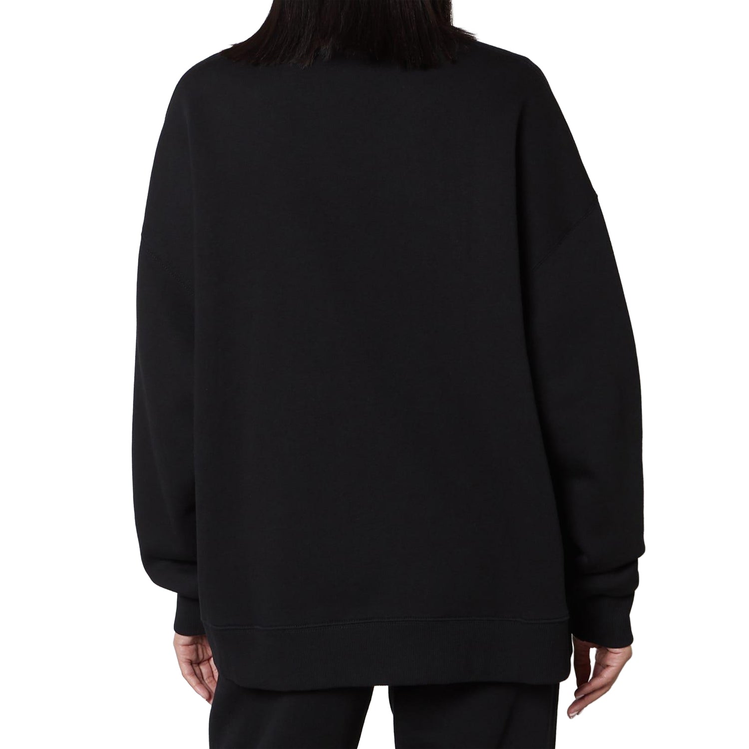 Black - Back - Rotate Sunday Womens-Ladies Logo Sweatshirt
