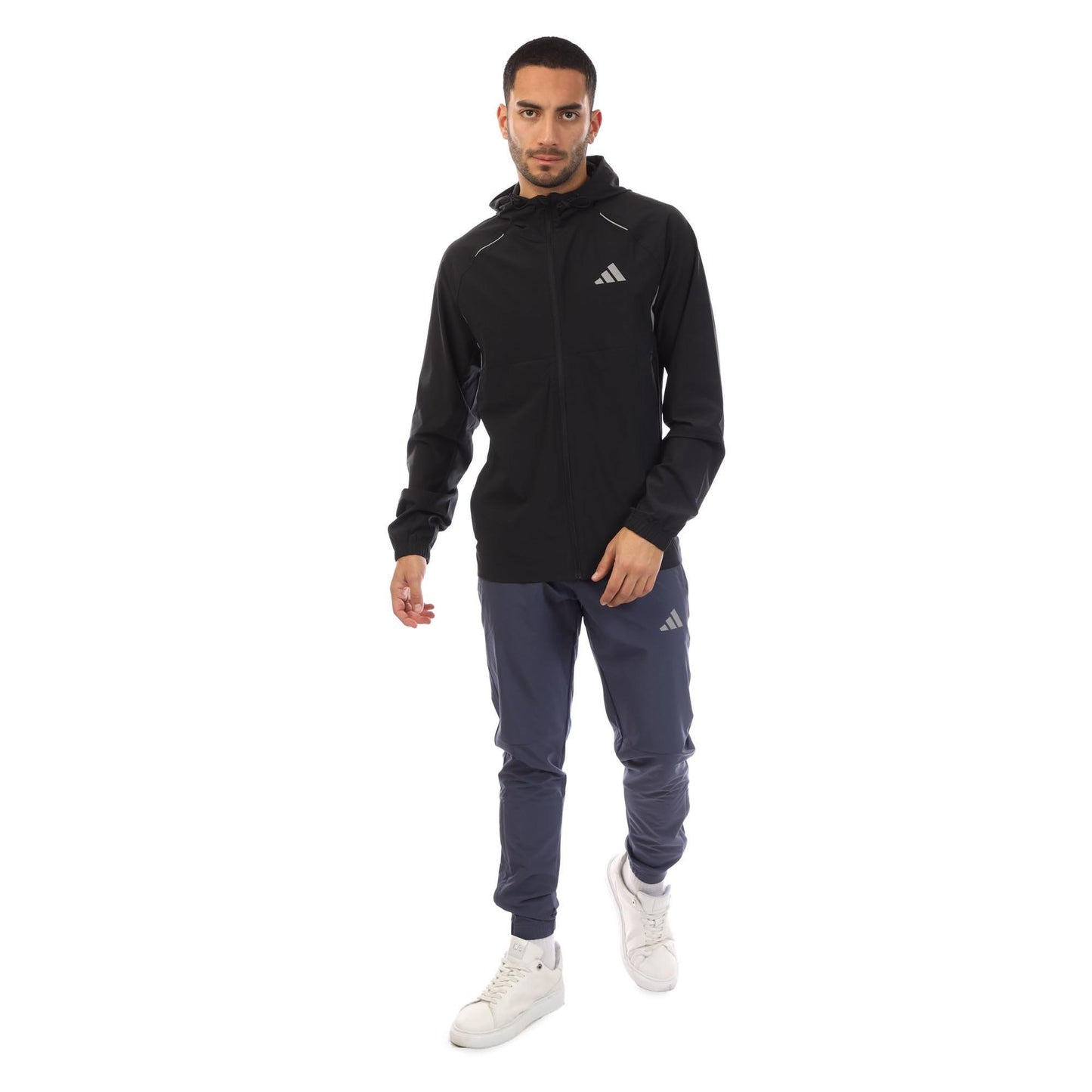 Black - Front - Adidas Mens Climacool Woven Track Jacket
