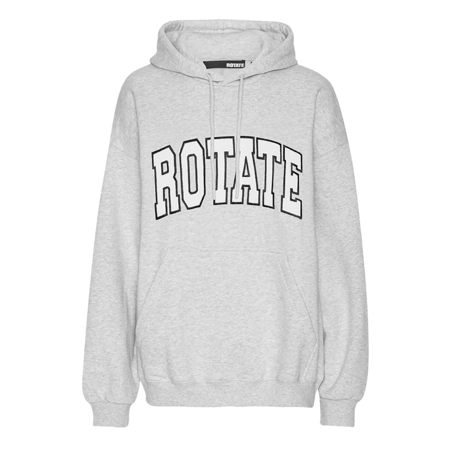 Grey - Front - Rotate Sunday Mens Hoodie