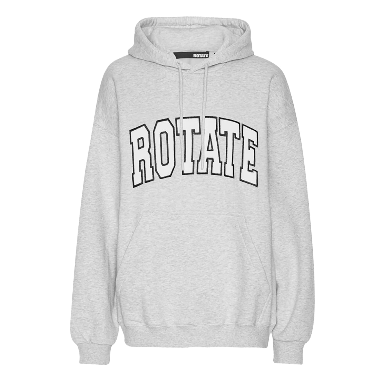 Grey - Front - Rotate Sunday Mens Hoodie