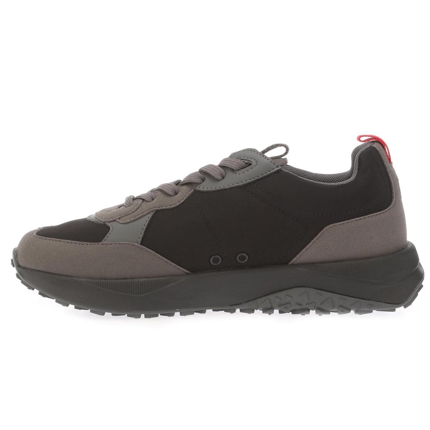 Grey - Side - Hugo Mens Kane Running Trainers