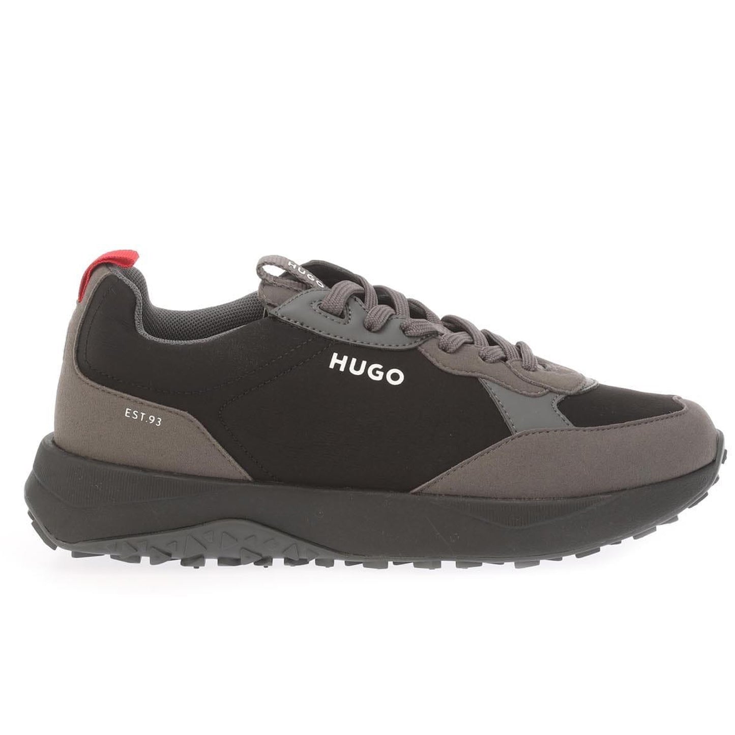 Grey - Lifestyle - Hugo Mens Kane Running Trainers