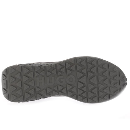 Grey - Pack Shot - Hugo Mens Kane Running Trainers