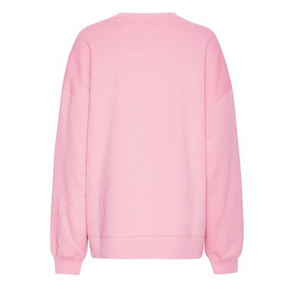 Pink - Back - Rotate Sunday Womens-Ladies Heavy Sweatshirt