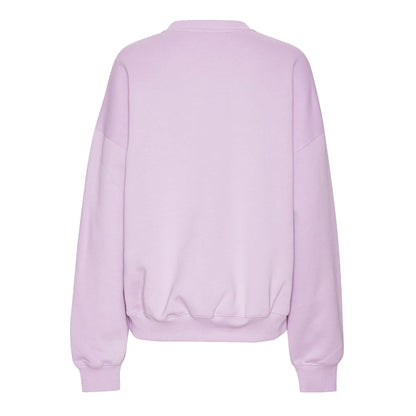 Purple - Back - Rotate Sunday Womens-Ladies Heavy Sweatshirt