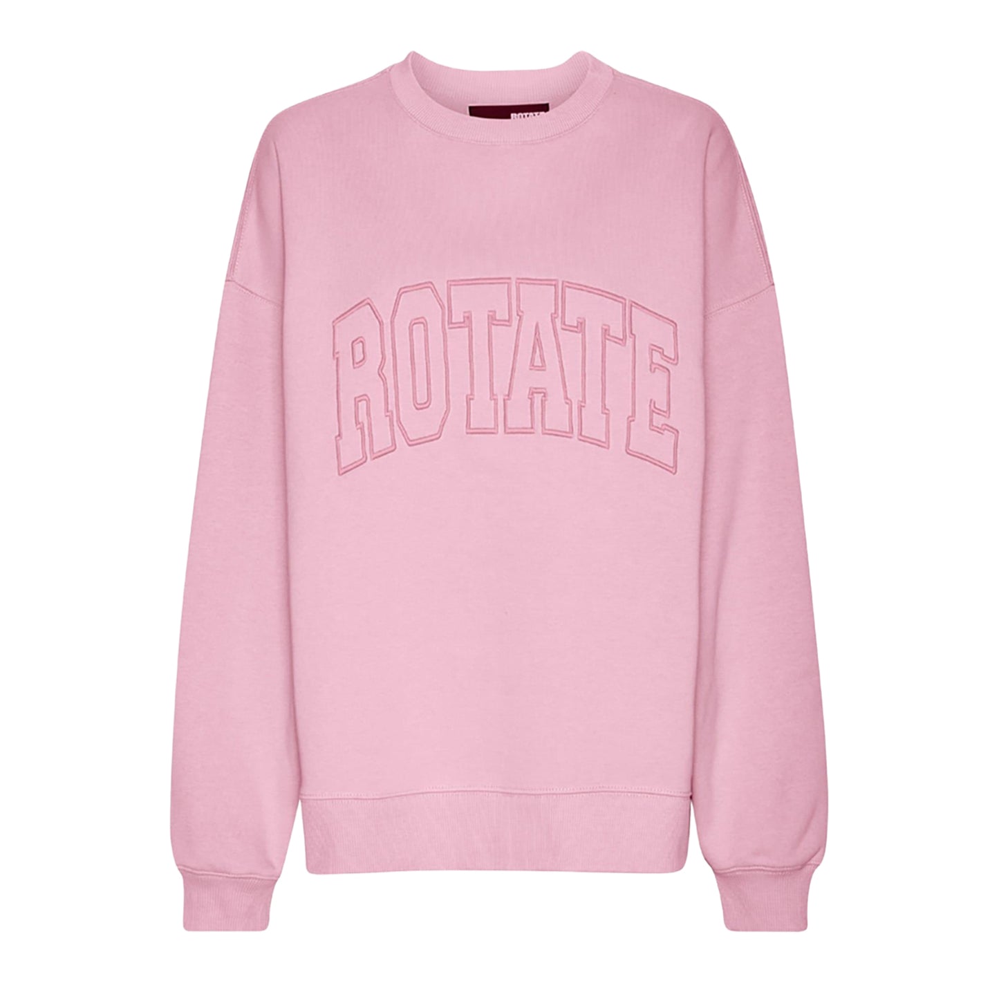 Pink - Front - Rotate Sunday Womens-Ladies Heavy Sweatshirt