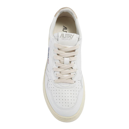 White-Gold - Lifestyle - Autry Womens-Ladies Medalist Trainers