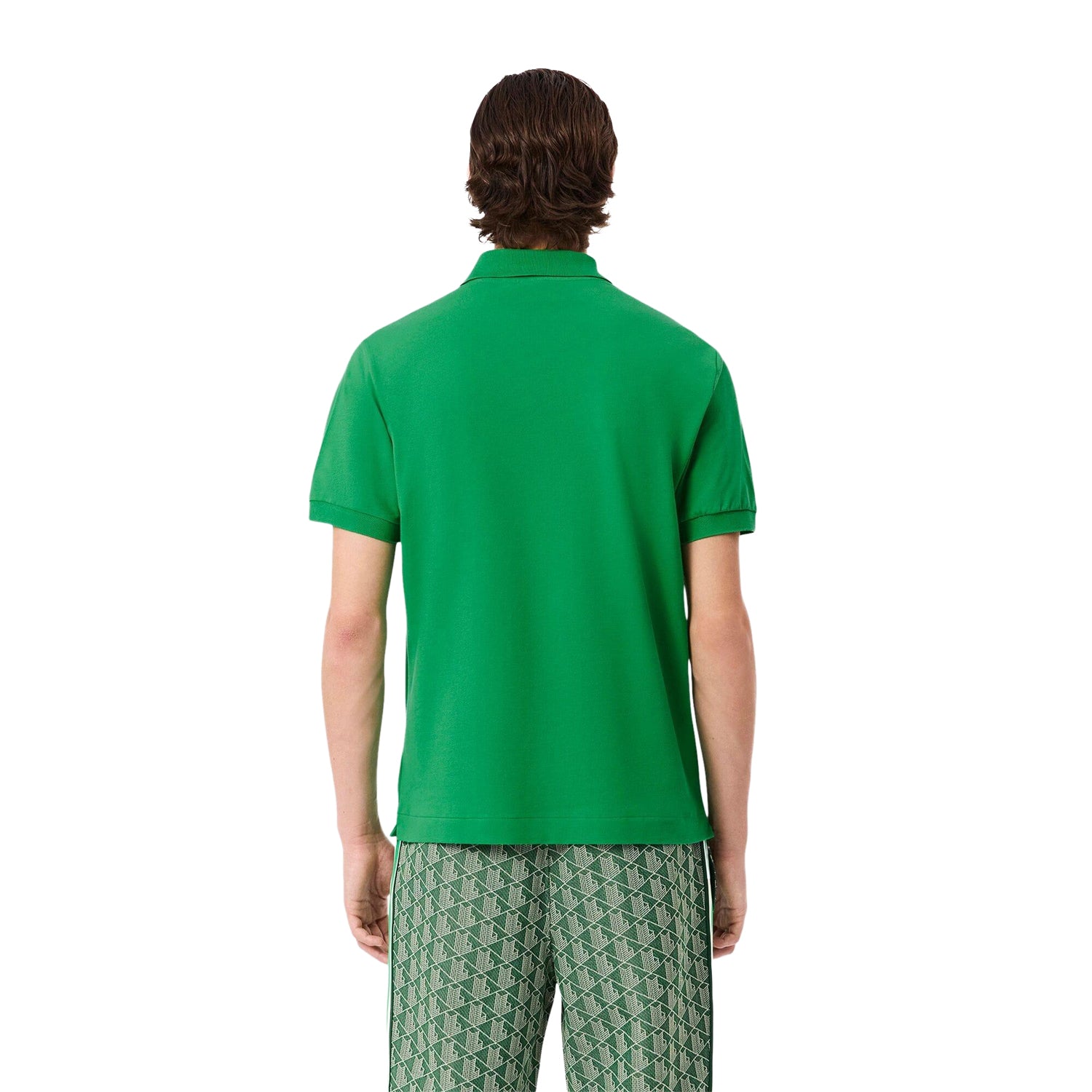 Green - Back - Lacoste Mens L.12.12 Light Polo Shirt