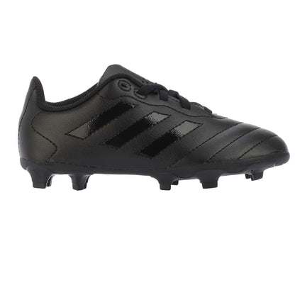 Black - Side - Adidas Childrens-Kids Goletto VII Firm Ground Football Boots