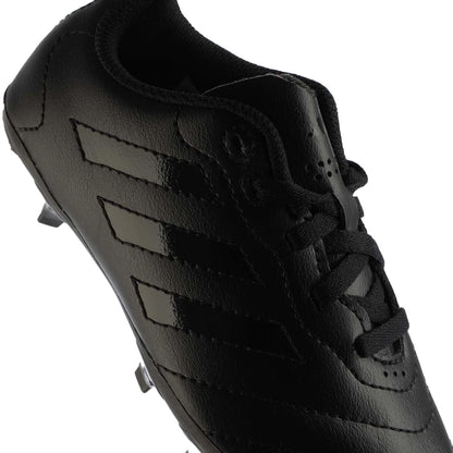 Black - Pack Shot - Adidas Childrens-Kids Goletto VII Firm Ground Football Boots