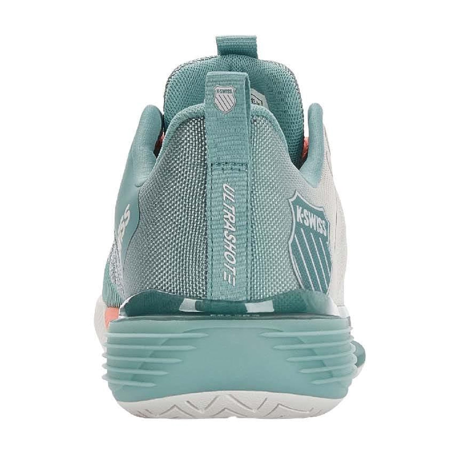 White-Blue - Back - K-Swiss Womens-Ladies Ultrashot 3 Tennis Shoes