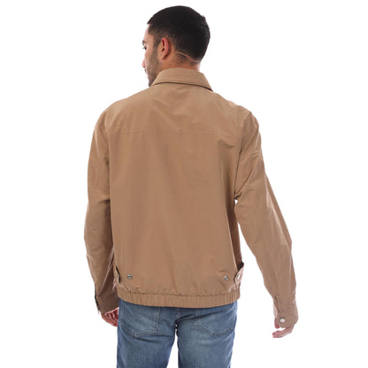 Beige - Back - Boss Mens Caligola 1 Jacket