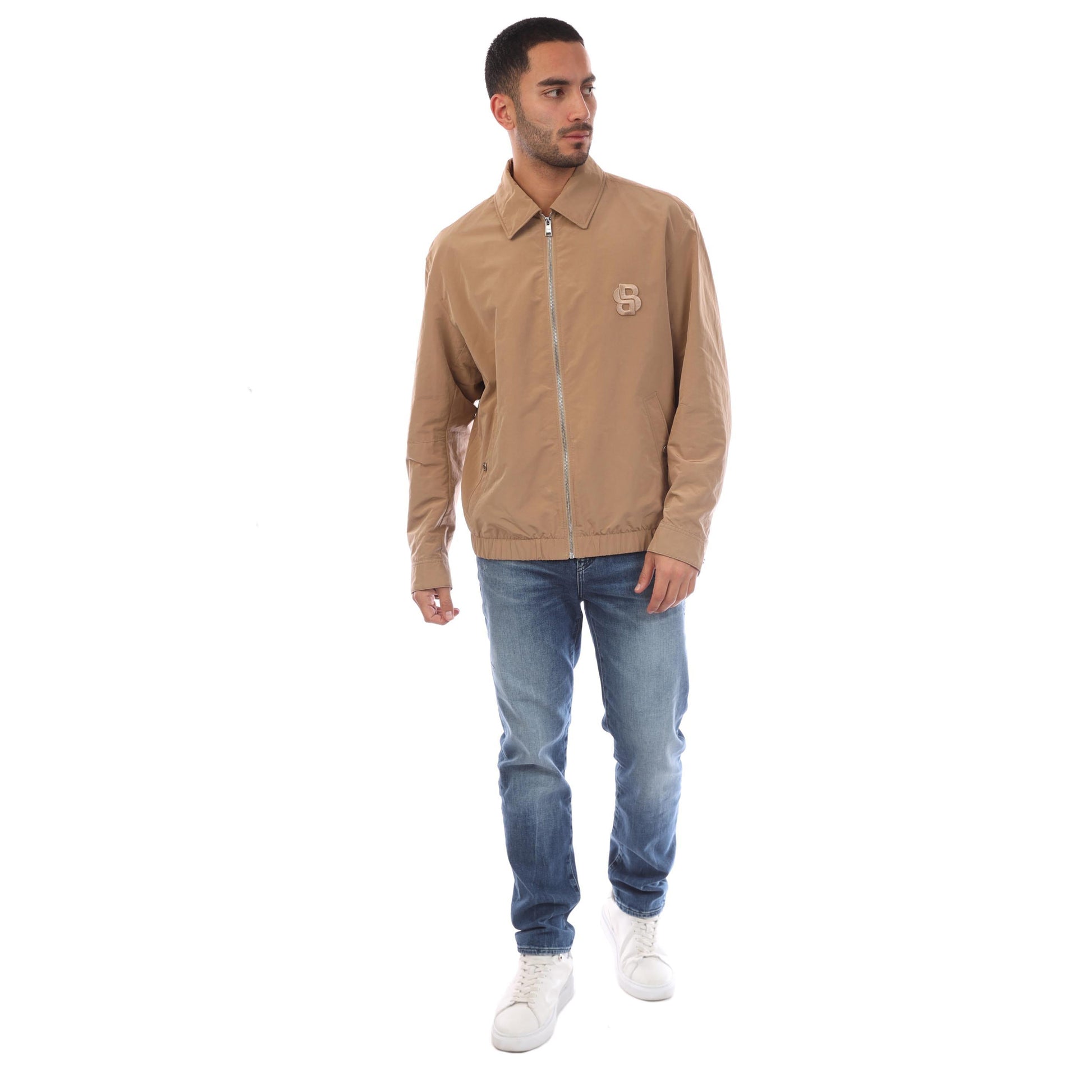 Beige - Lifestyle - Boss Mens Caligola 1 Jacket
