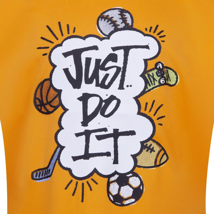 Multicoloured - Side - Nike Childrens-Kids Blocked Top & Shorts Set