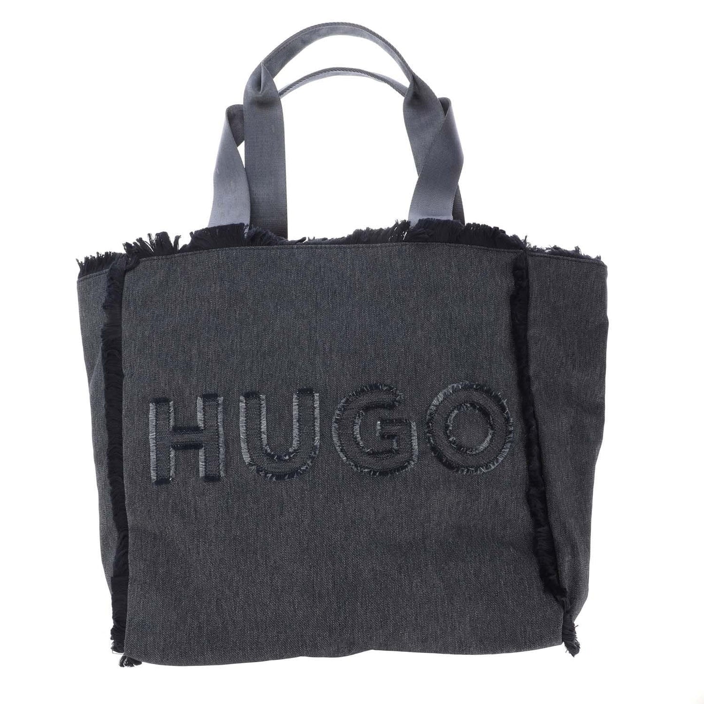 Navy - Front - Hugo Becky Tote Bag