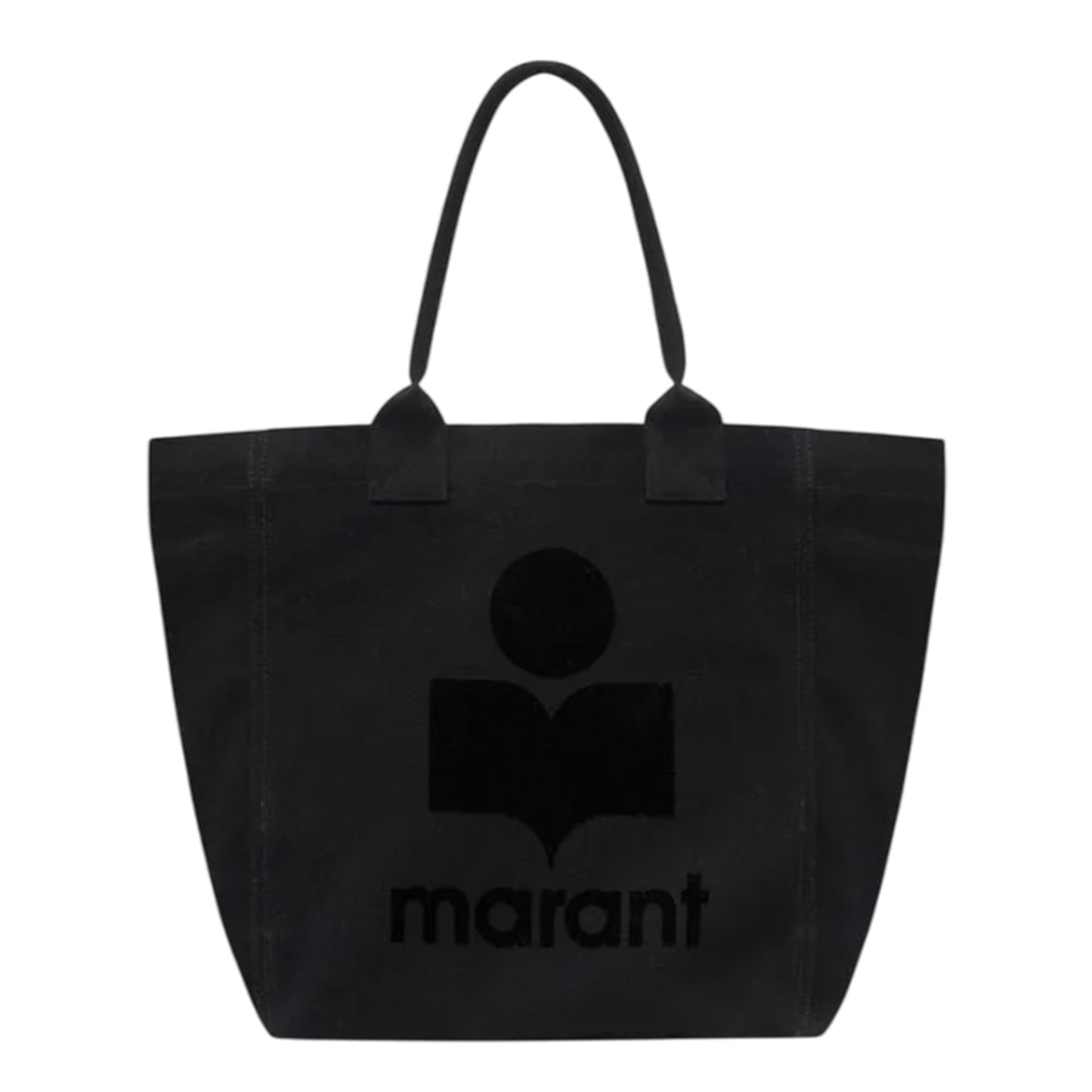 Black - Front - Isabel Marant Yenky Canvas Handbag