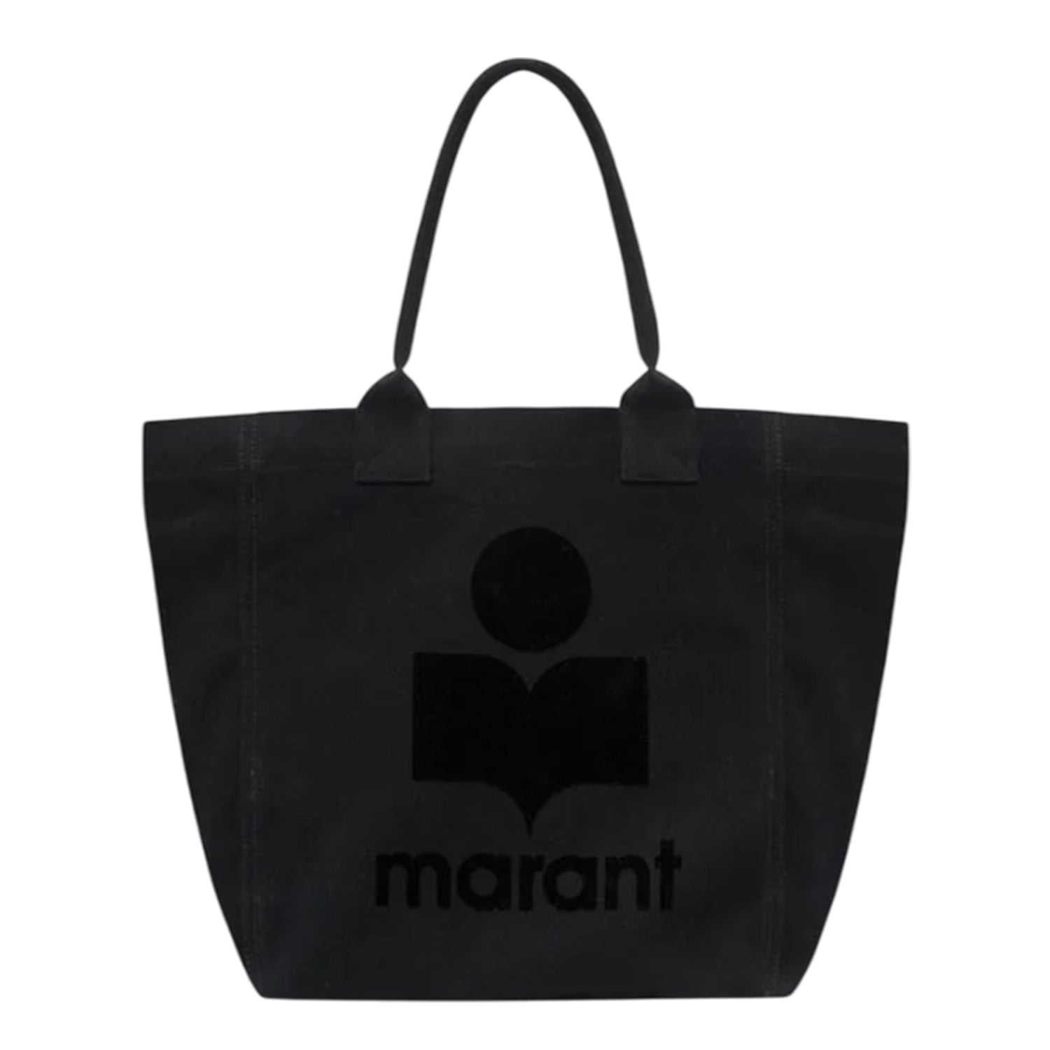 Black - Front - Isabel Marant Yenky Canvas Handbag