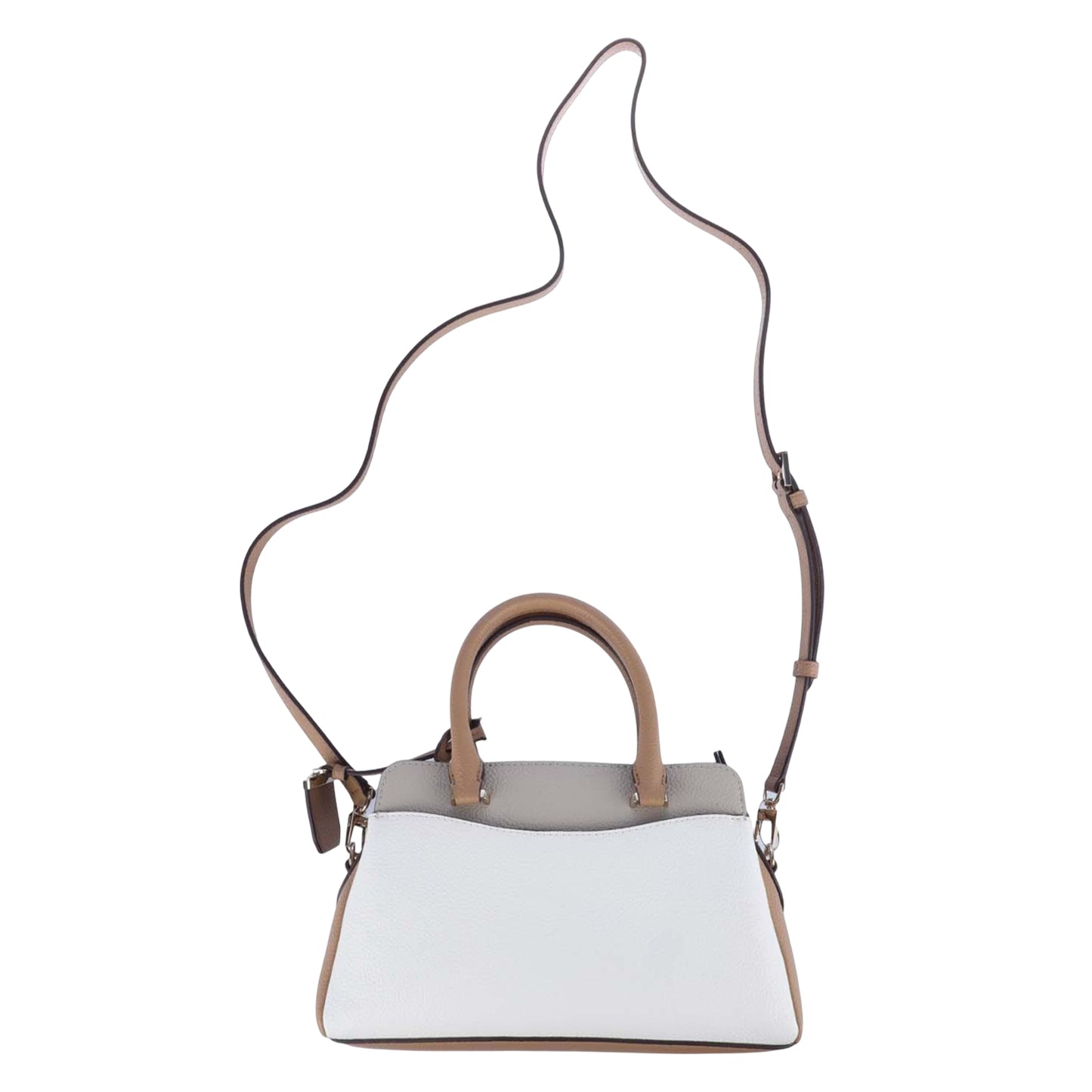 Brown-Beige - Back - DKNY Avelle SM Leather Crossbody Bag