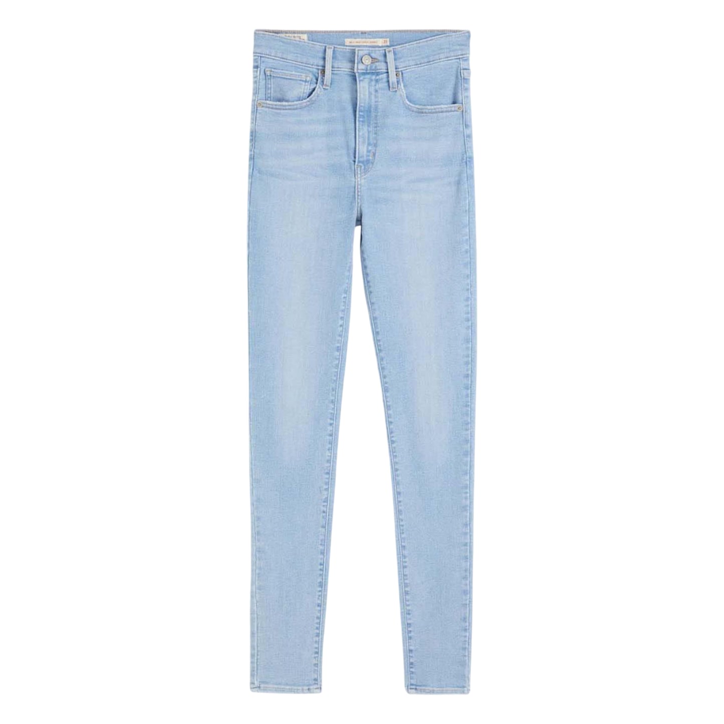 Blue - Front - Levis Womens-Ladies Mile High Super Skinny Jeans