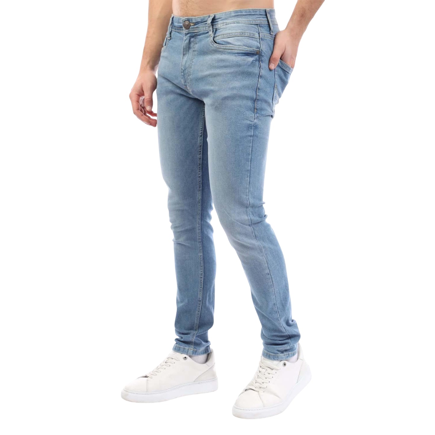 Blue - Side - Duck and Cover Mens Maylead Jeans