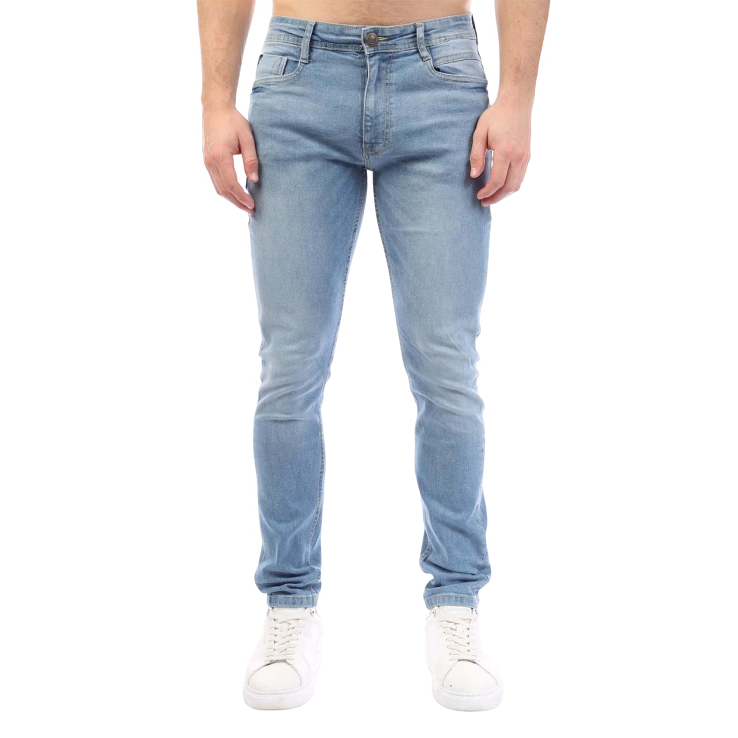 Blue - Front - Duck and Cover Mens Maylead Jeans