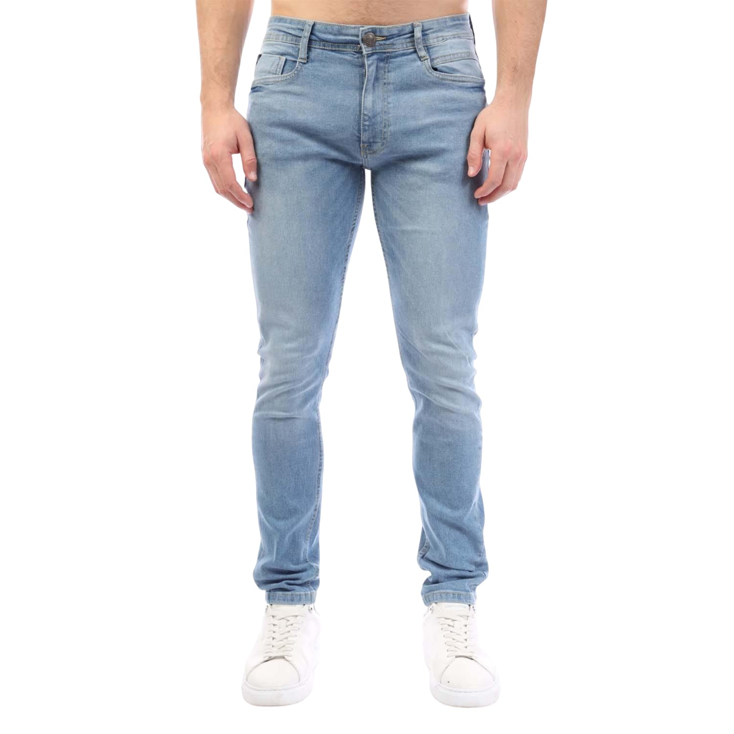 Blue - Front - Duck and Cover Mens Maylead Jeans