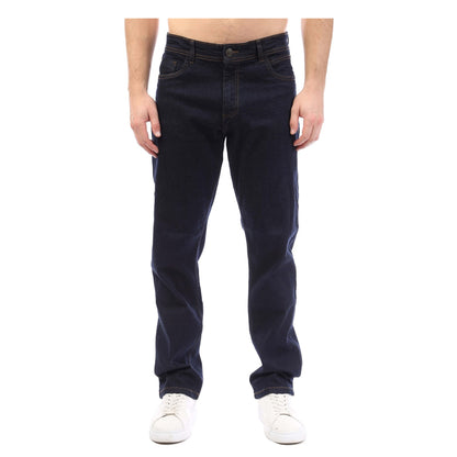 Blue - Front - Duck and Cover Mens Hydras Straight Jeans