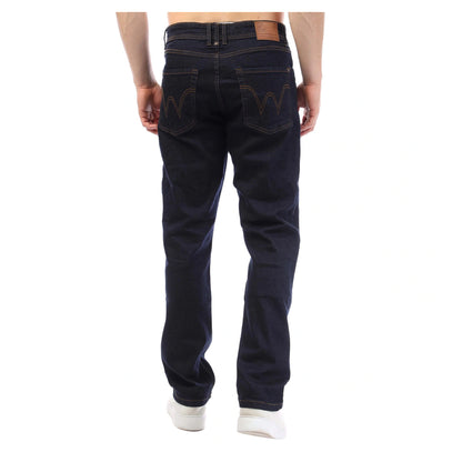 Blue - Back - Duck and Cover Mens Hydras Straight Jeans