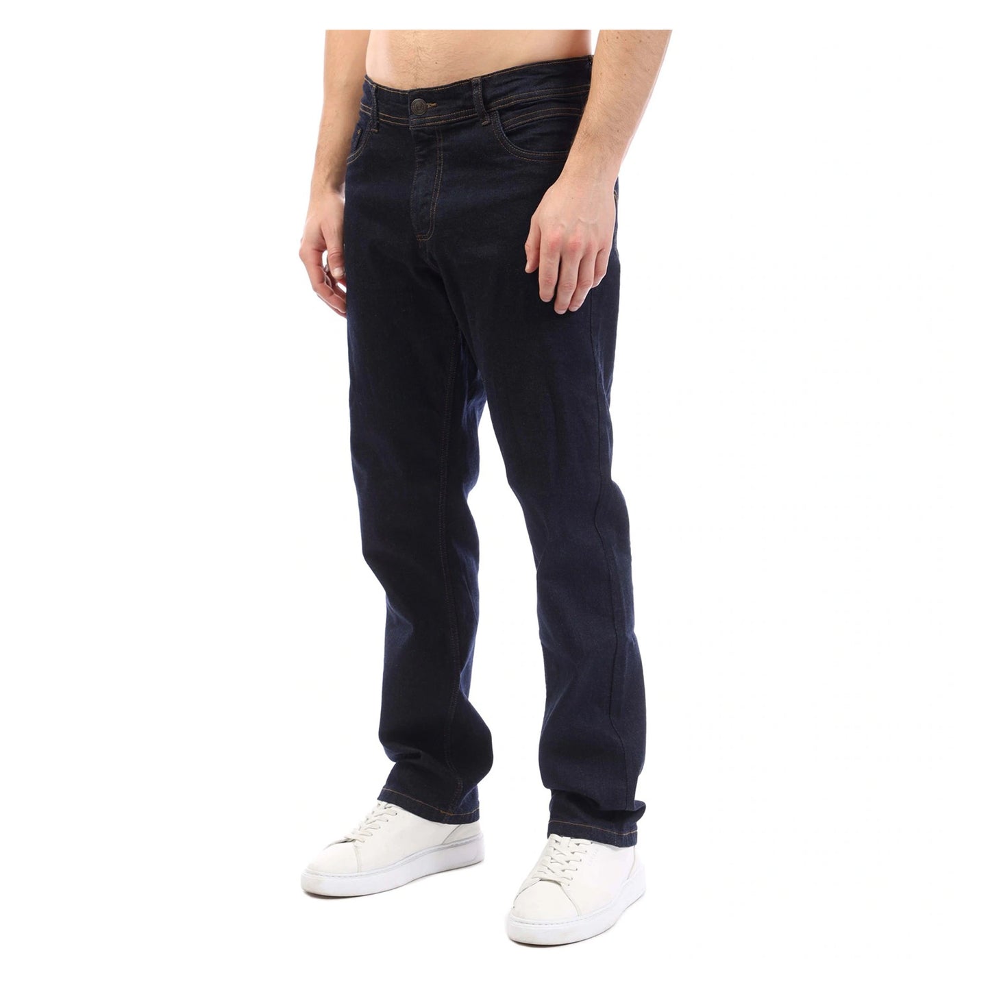 Blue - Side - Duck and Cover Mens Hydras Straight Jeans