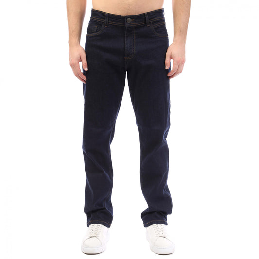 Raw Wash - Front - Duck and Cover Mens Hydras Straight Jeans
