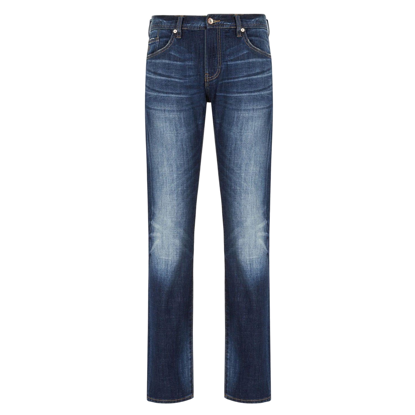 Indigo - Front - Armani Exchange Mens J13 Slim Jeans