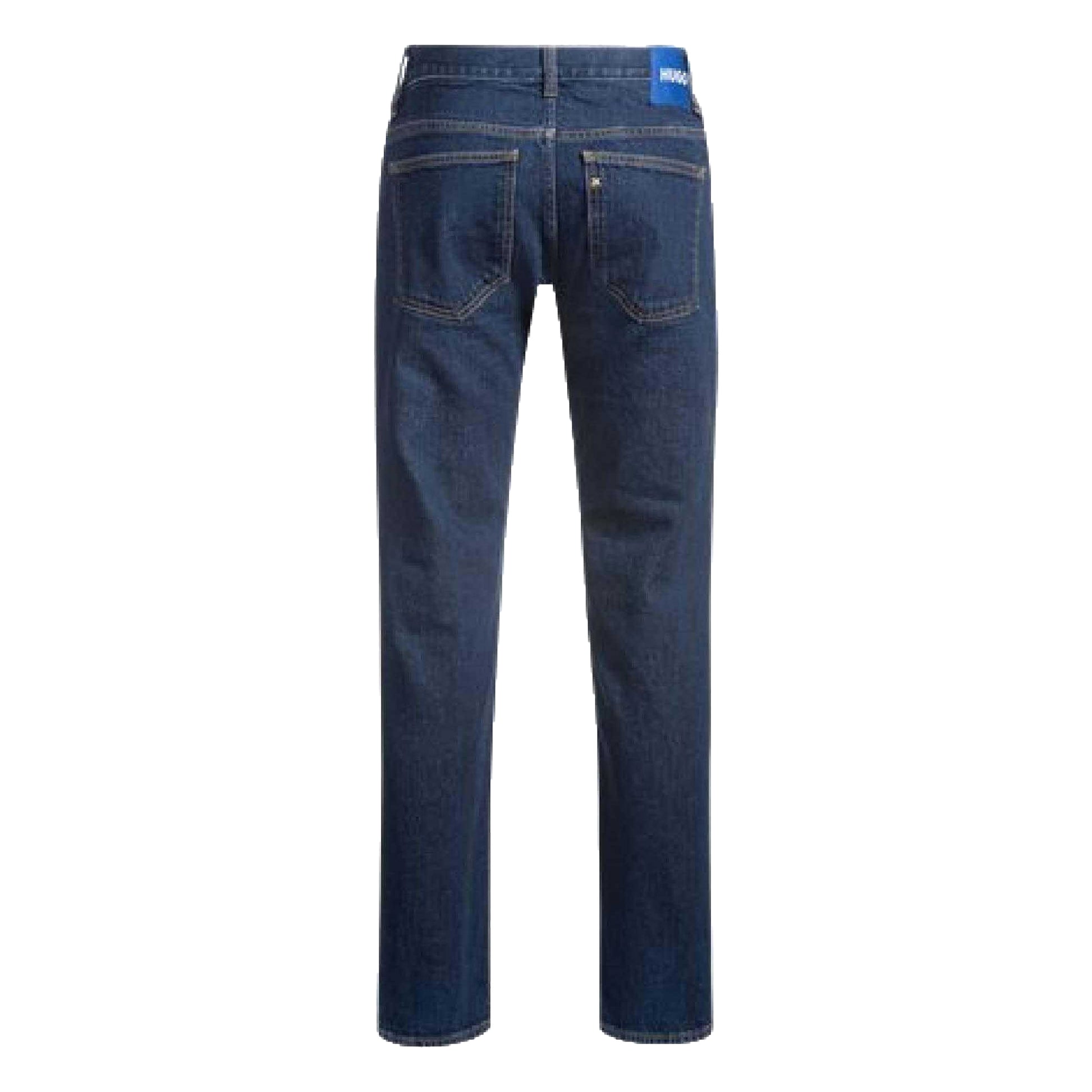 Blue - Back - Hugo Mens Ash Slim Jeans