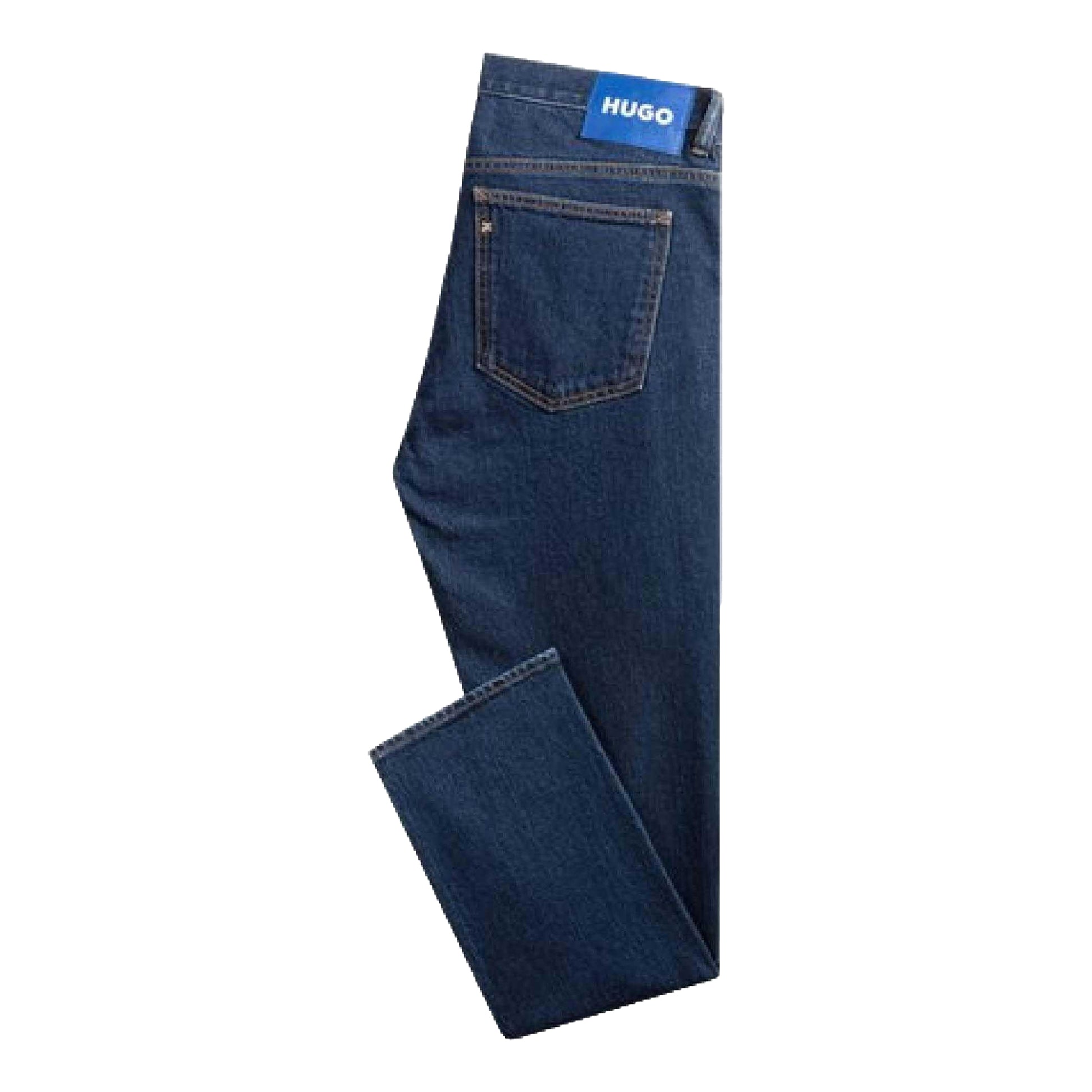 Blue - Side - Hugo Mens Ash Slim Jeans
