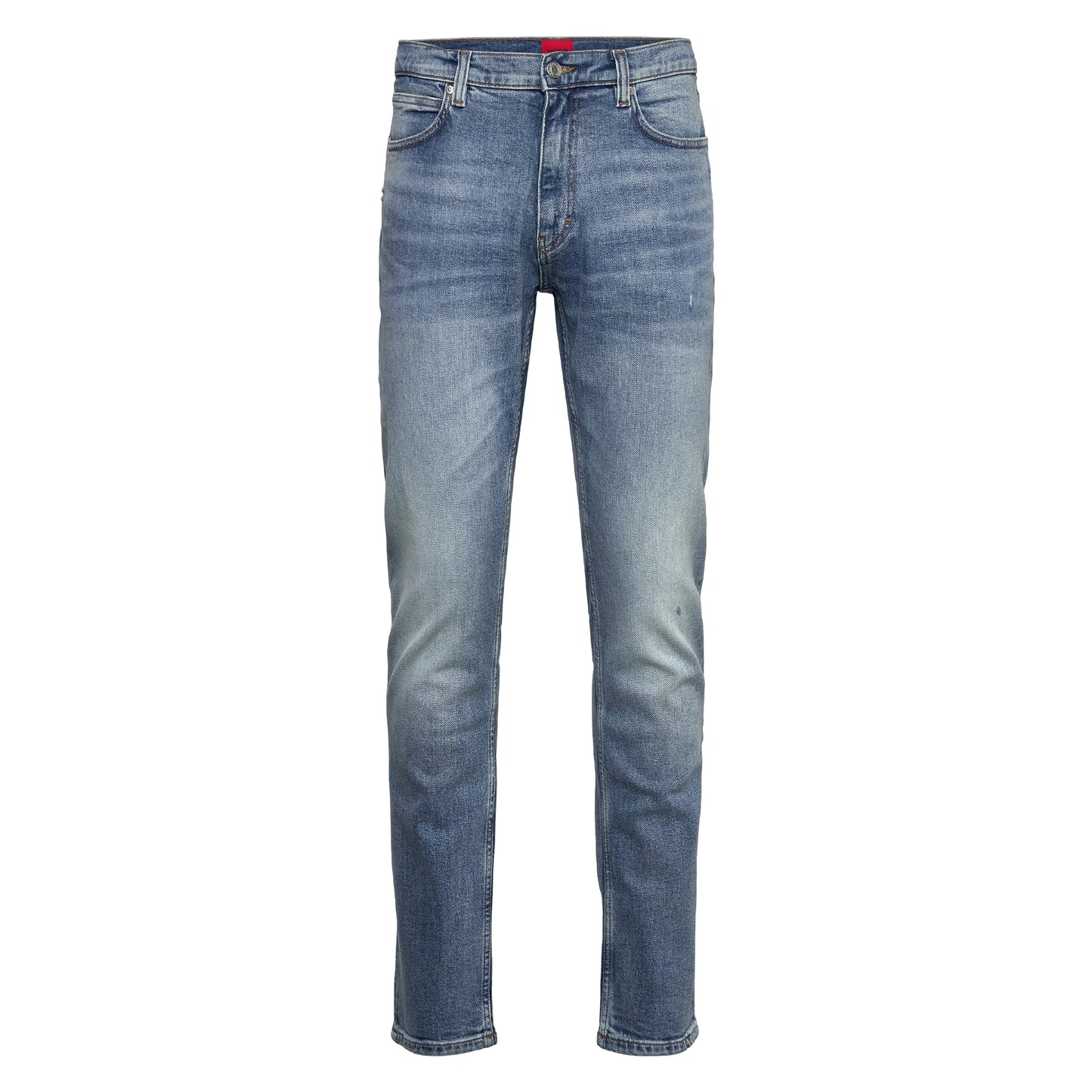 Blue - Front - Hugo Mens 734 Extra-Slim Jeans