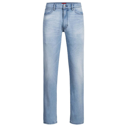 Turquoise - Front - Hugo Mens 708 Slim Jeans
