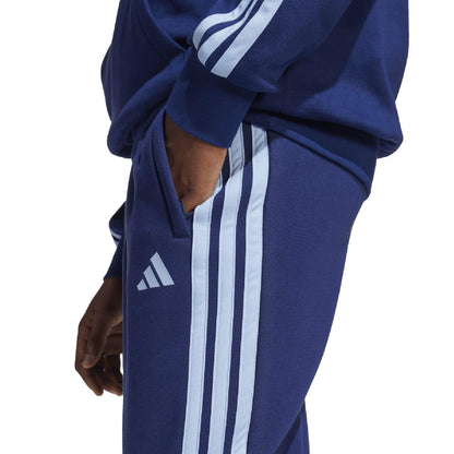 Blue - Pack Shot - Adidas Childrens-Kids House Of Tiro Fleece Tracksuit Bottoms