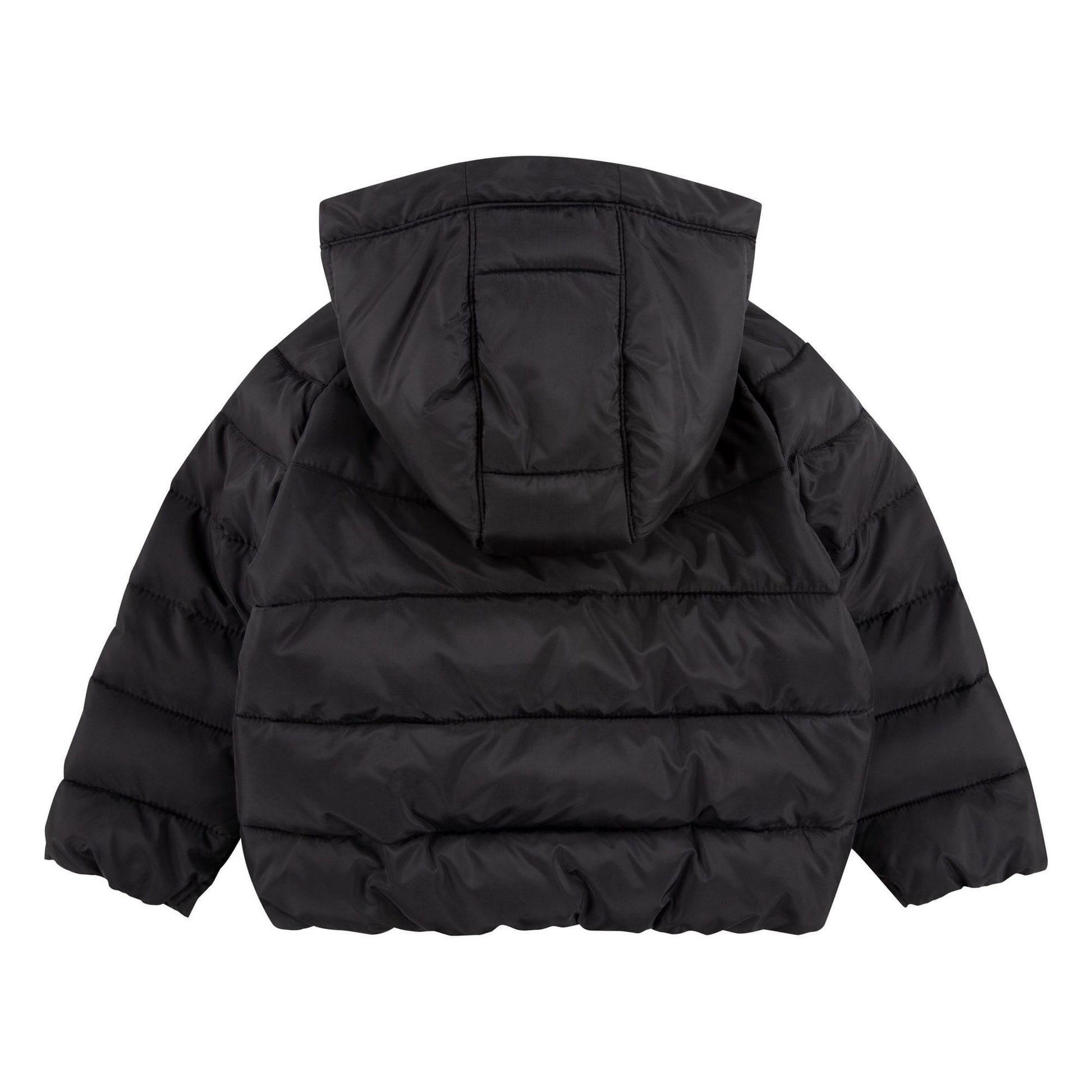 Black - Back - Nike Childrens-Kids Padded Jacket