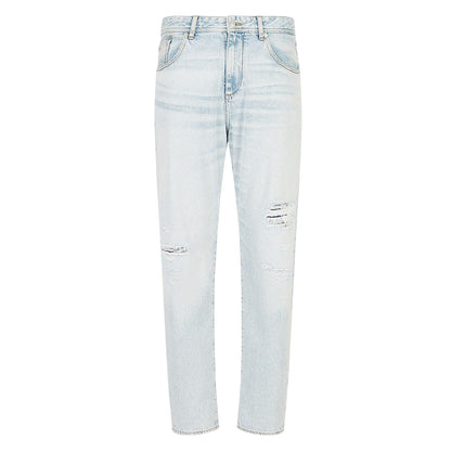 Indigo - Front - Armani Exchange Mens J90 Carrot Fit Jeans