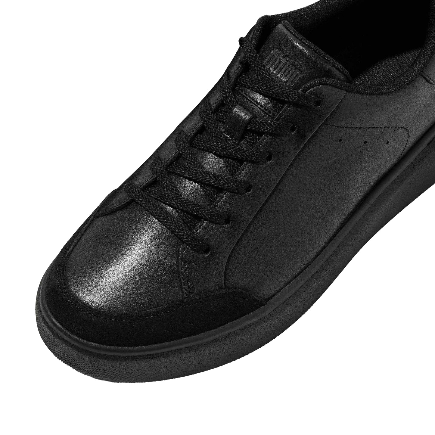 Black - Pack Shot - Fit Flop Womens-Ladies RTG Leather Trainers