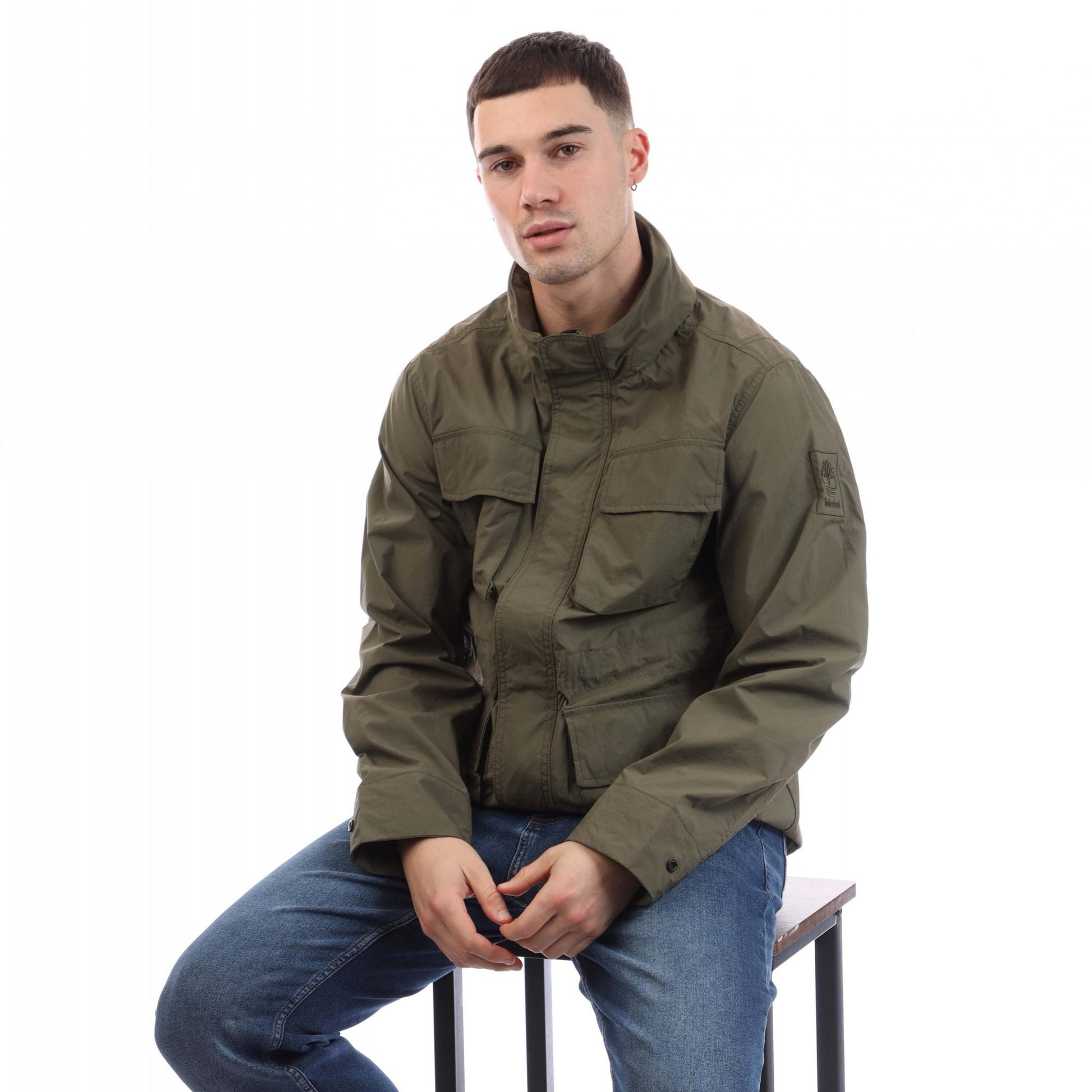 Green - Lifestyle - Timberland Mens Abington Durable Water Repellent Parka