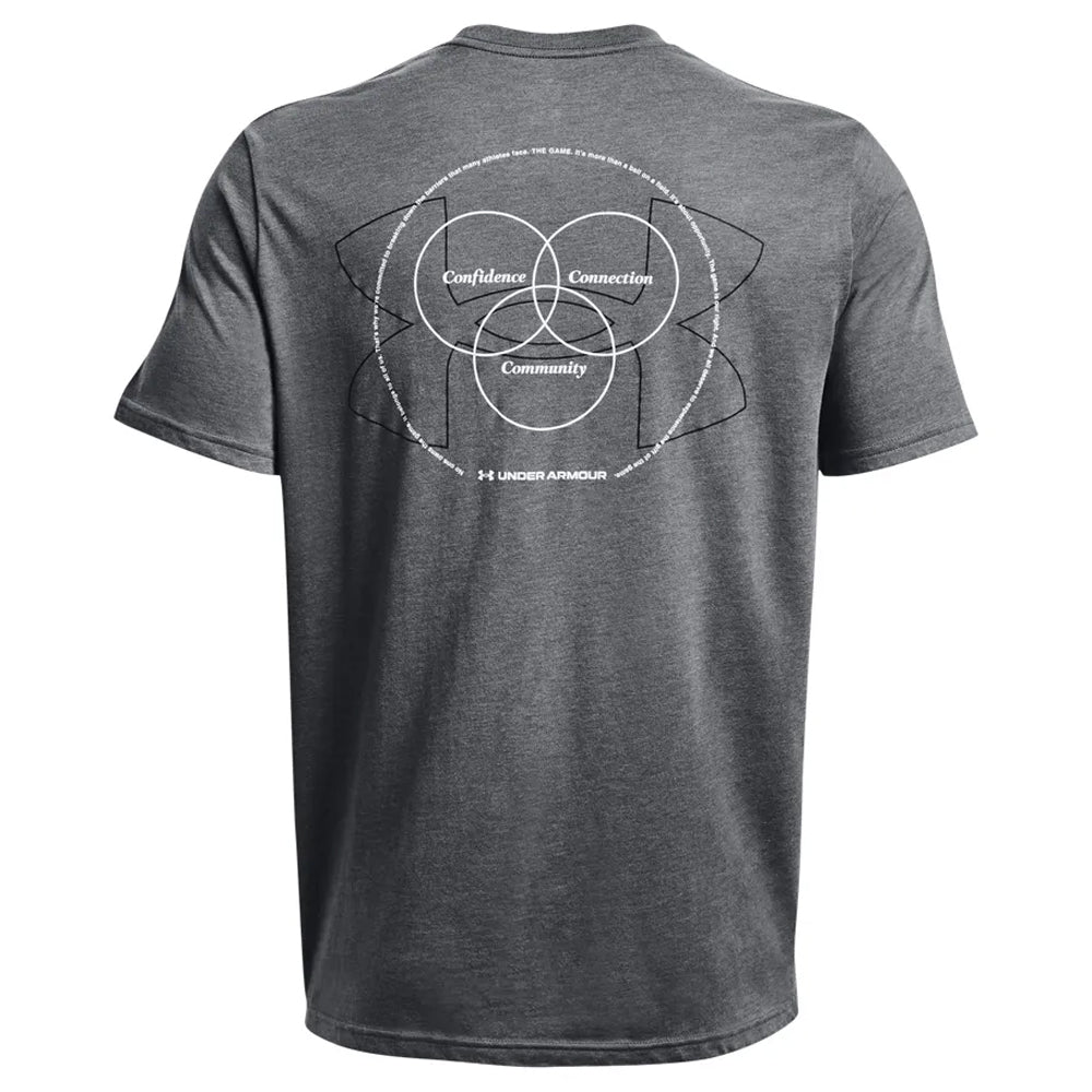 Grey - Back - Under Armour Mens CCC T-Shirt