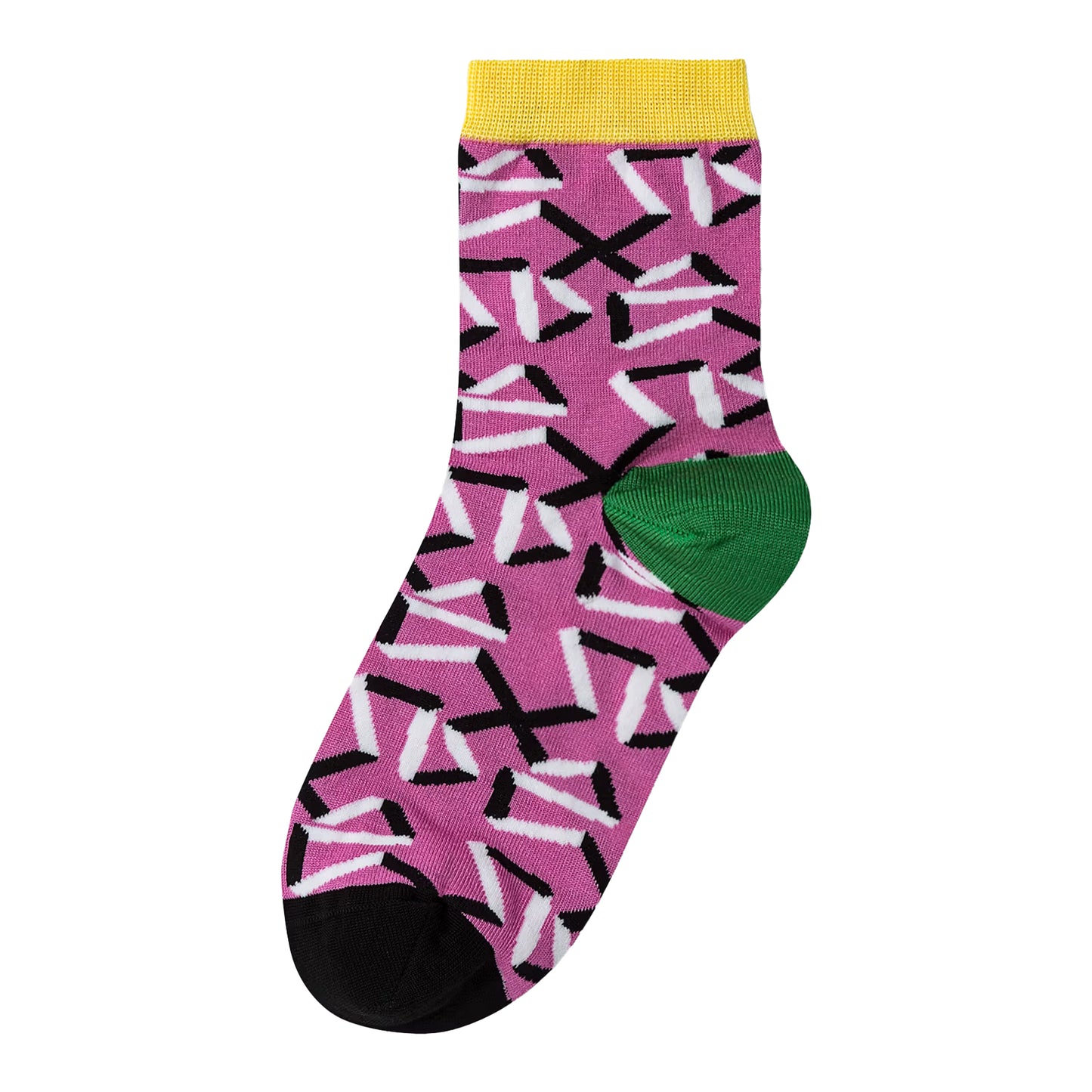 Pink - Back - Happy Socks Unisex Adult Adela Ankle Socks