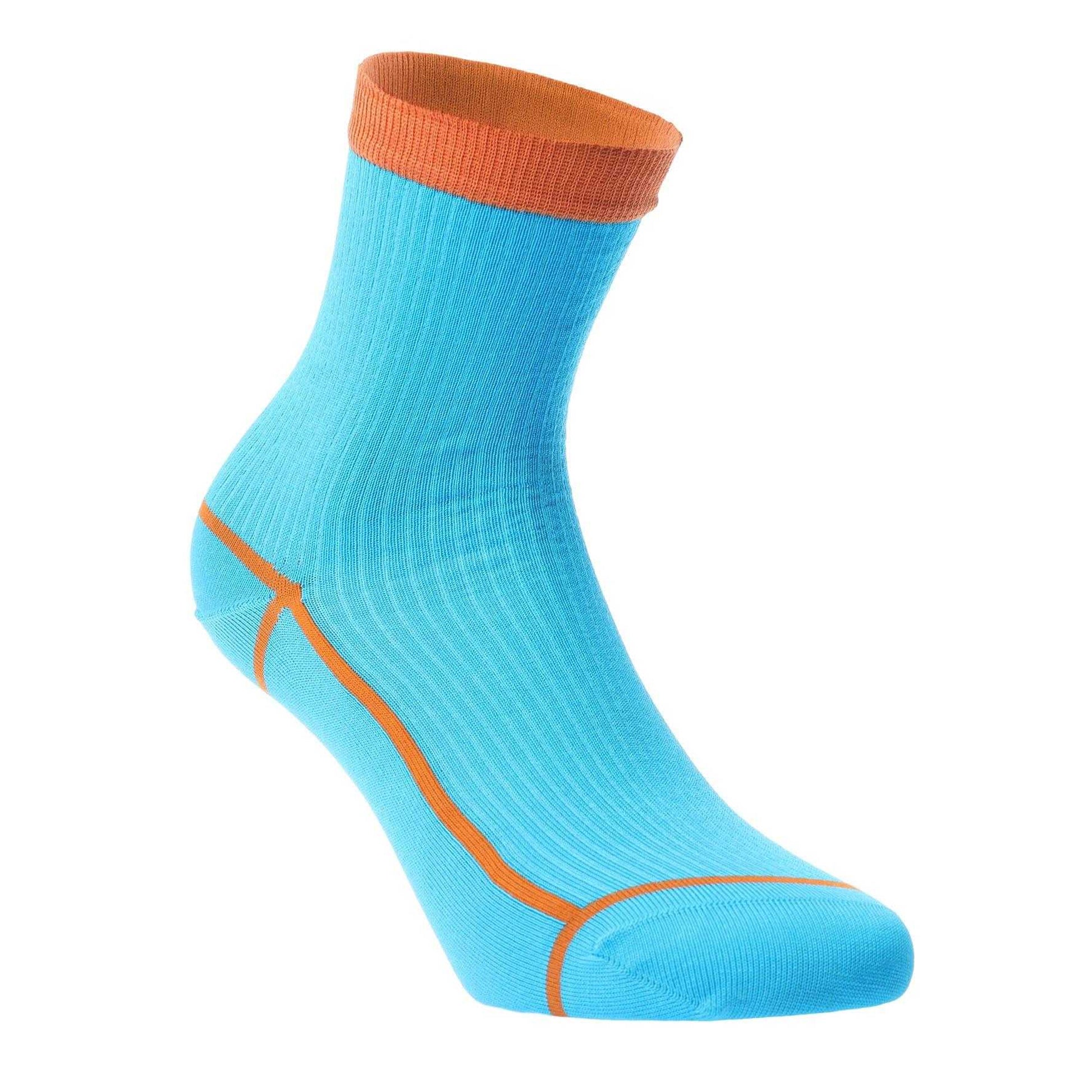 Blue - Front - Happy Socks Unisex Adult Lily Ankle Socks