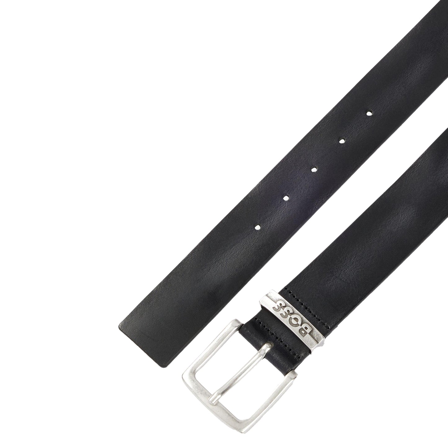 Black - Back - Boss Jen Leather Waist Belt