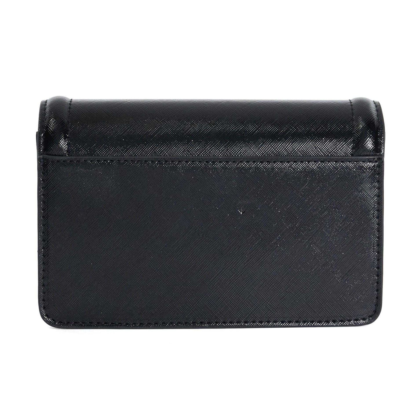 Black - Back - Dune London Womens-Ladies Dassia Rattan Crossbody Bag