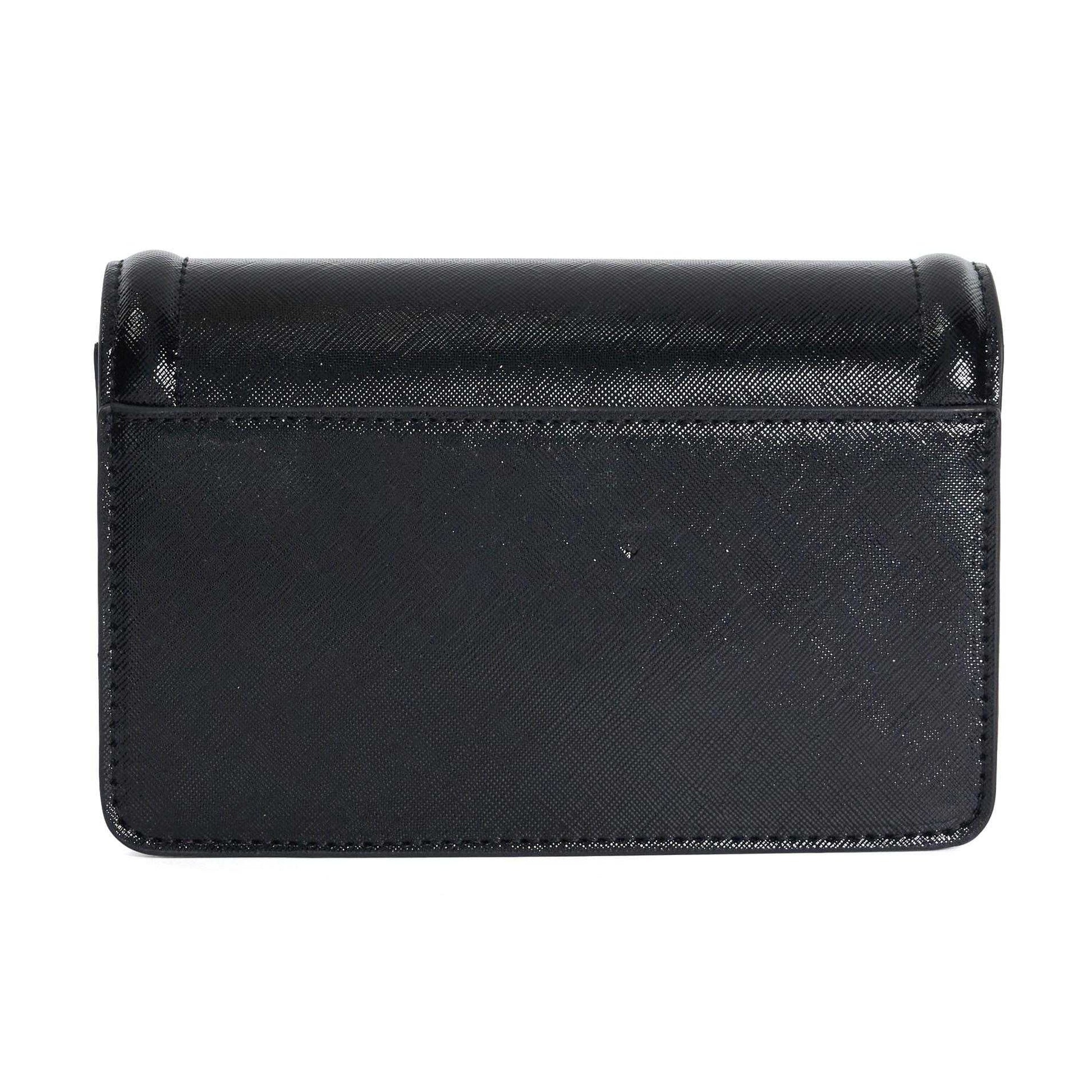 Black - Back - Dune London Womens-Ladies Dassia Rattan Crossbody Bag