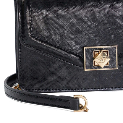 Black - Pack Shot - Dune London Womens-Ladies Dassia Rattan Crossbody Bag