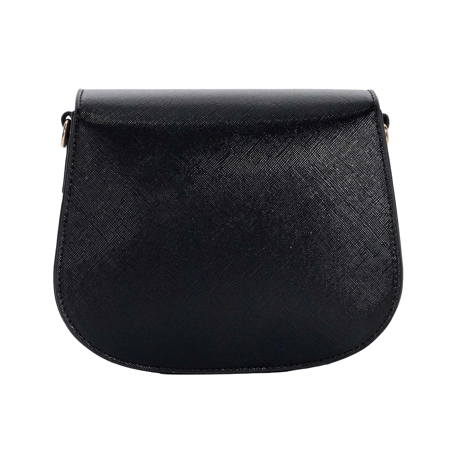 Black - Back - Dune London Womens-Ladies Desireo Snakeskin Saddle Bag