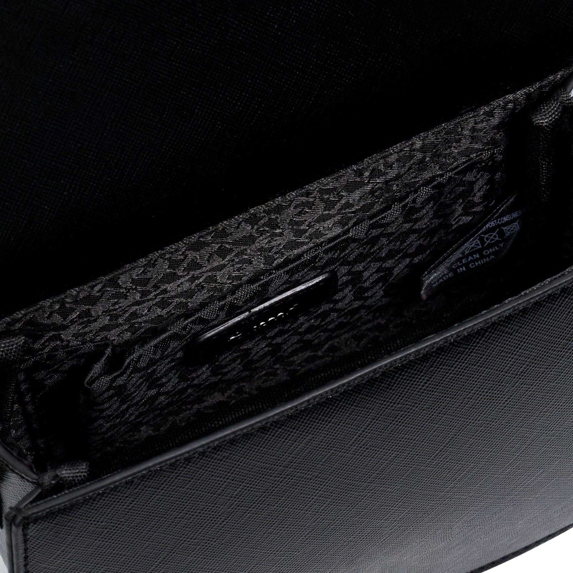 Black - Lifestyle - Dune London Womens-Ladies Desireo Snakeskin Saddle Bag