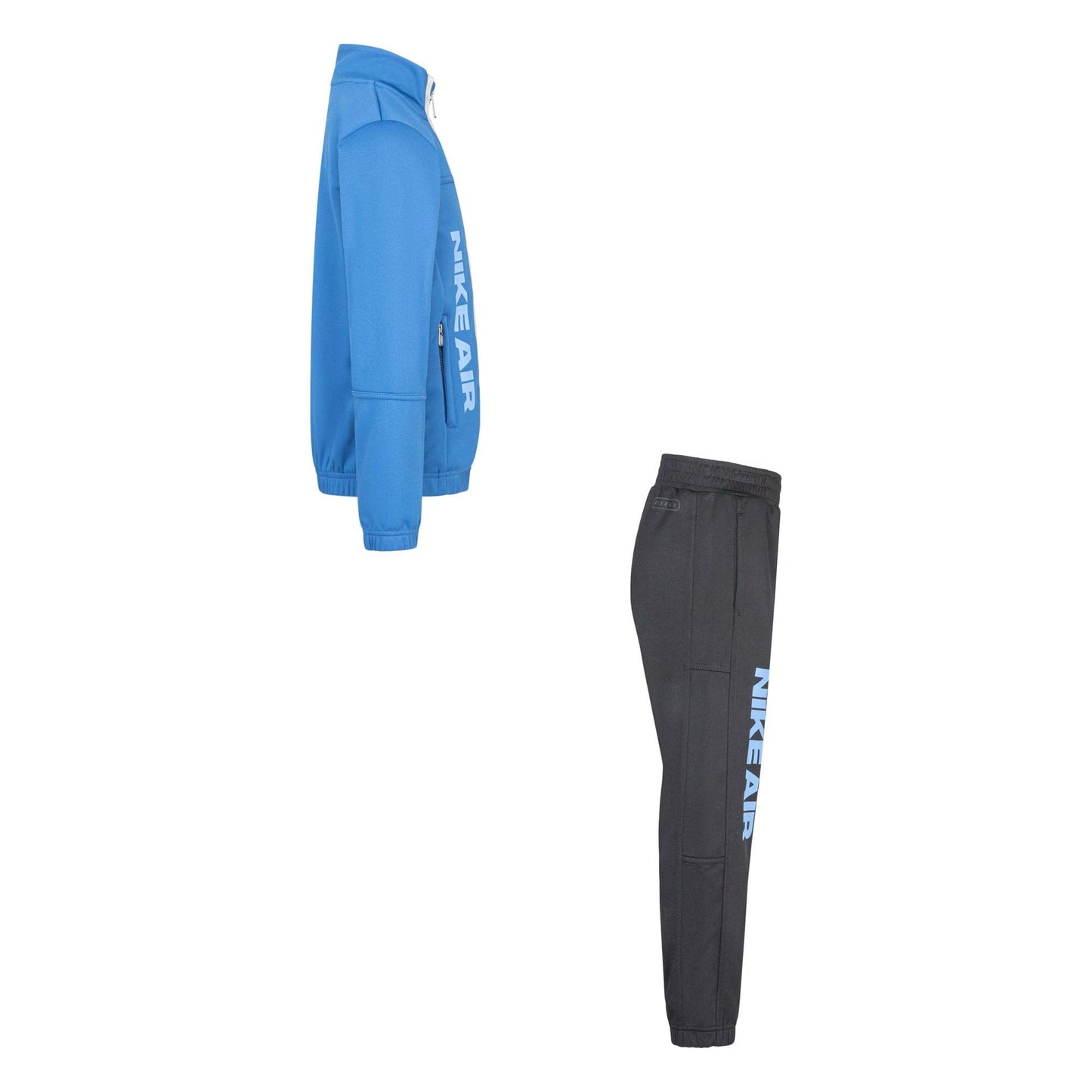 Blue - Side - Nike Childrens-Kids Air Tricot Tracksuit Set
